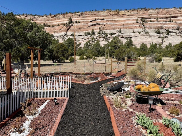 10 Cliffside Dr, Ramah, NM 87321 - view of yard featuring fence