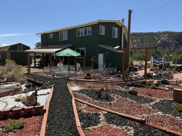 10 Cliffside Dr, Ramah, NM 87321 - rear view of property featuring a patio