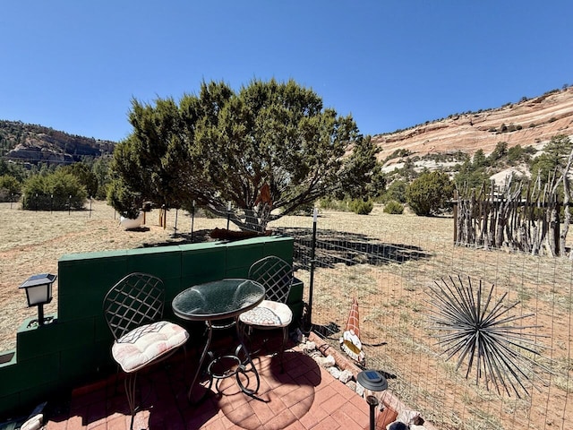 10 Cliffside Dr, Ramah, NM 87321 - view of yard featuring fence and a mountain view