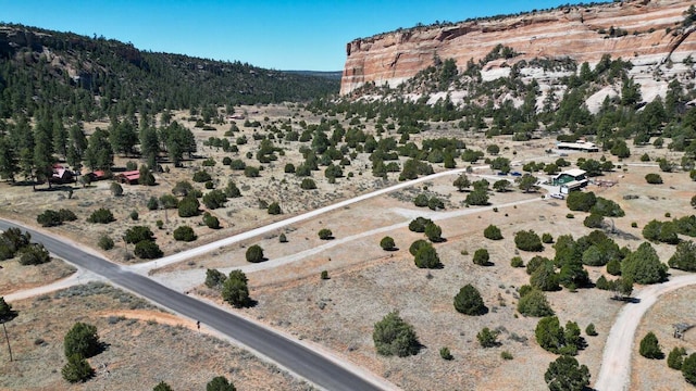 10 Cliffside Dr, Ramah, NM 87321 - aerial view featuring a mountain view