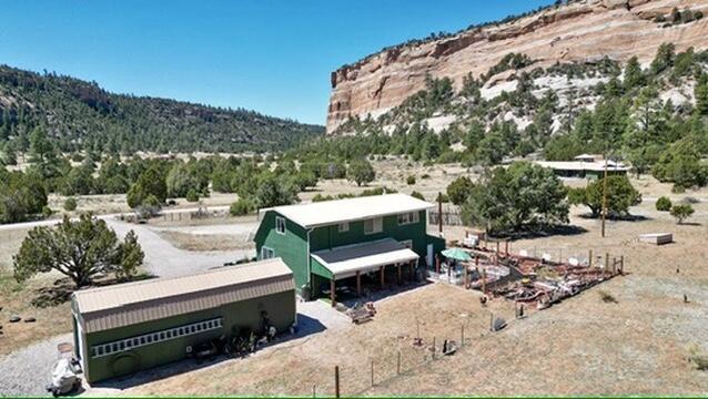 10 Cliffside Dr, Ramah, NM 87321 - exterior space with a mountain view