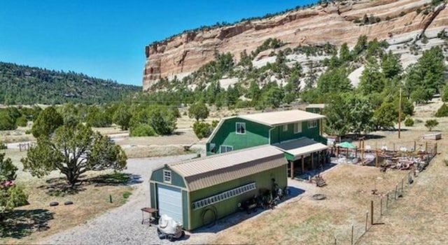 10 Cliffside Dr, Ramah, NM 87321 - bird's eye view featuring a mountain view