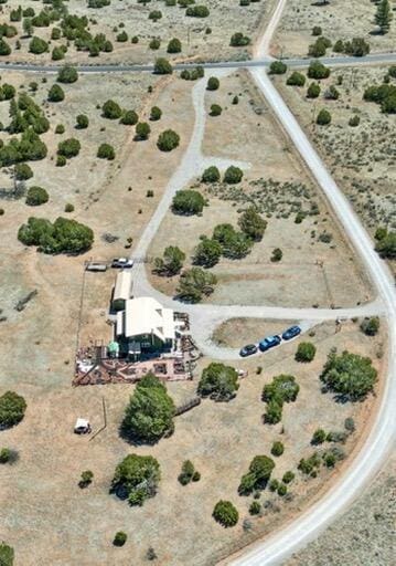 10 Cliffside Dr, Ramah, NM 87321 - bird's eye view featuring a rural view and view of desert