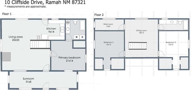 10 Cliffside Dr, Ramah, NM 87321 - floor plan