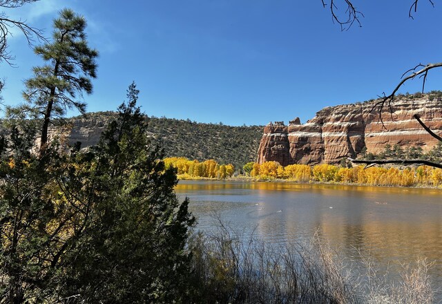 10 Cliffside Dr, Ramah, NM 87321 - water view featuring a forest view