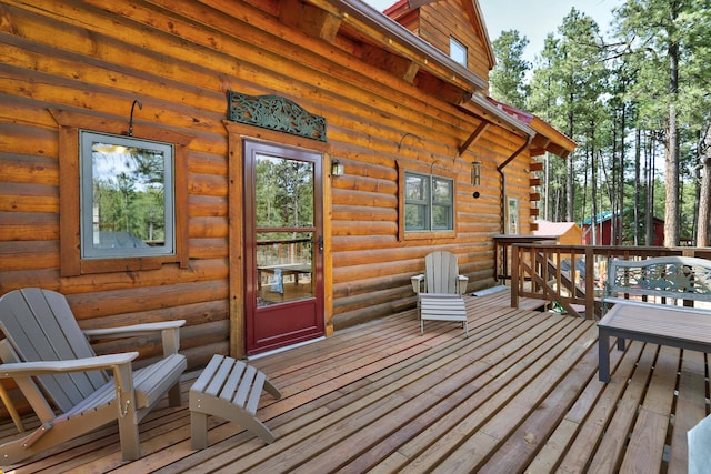 view of deck