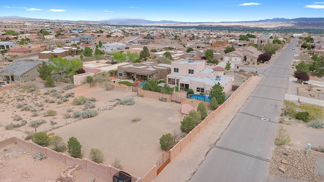3101 Rachel Ct NE, Rio Rancho, NM 87144 - aerial view of residential area featuring a mountain backdrop