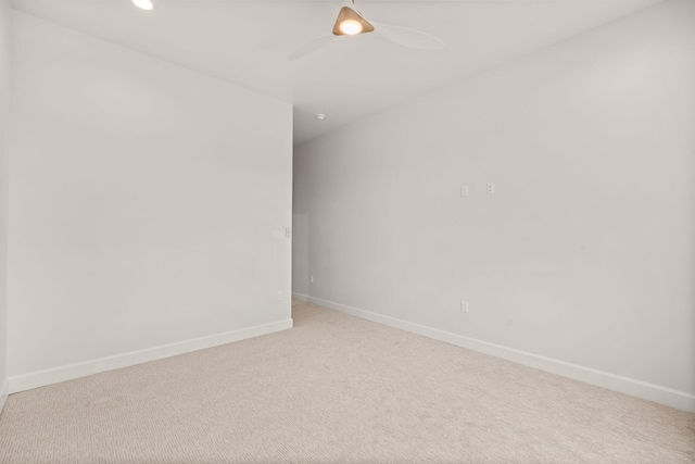 1232 21st Ave SE, Rio Rancho, NM 87124 - carpeted spare room with recessed lighting, baseboards, and ceiling fan