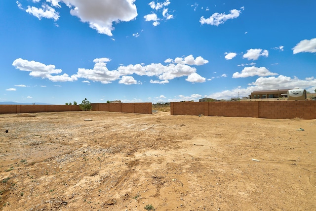 413 Afuste Rd NE, Rio Rancho, NM 87124 - view of yard featuring fence