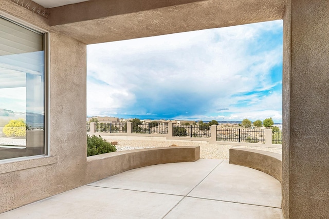 2413 Desert View Rd NE, Rio Rancho, NM 87144 - view of patio with fence