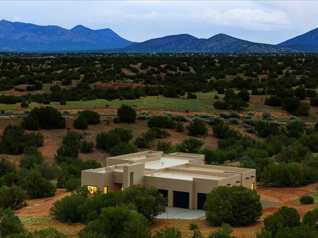 19 Anasazi Trl, Sandia Park, NM 87047 - aerial view with a mountain view