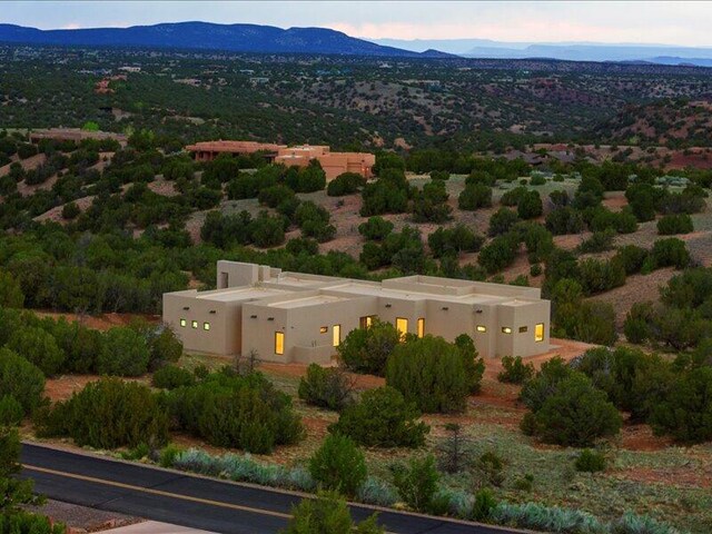 19 Anasazi Trl, Sandia Park, NM 87047 - drone / aerial view featuring a mountain view