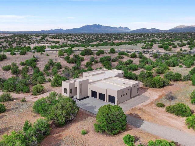 19 Anasazi Trl, Sandia Park, NM 87047 - drone / aerial view featuring a mountain view and a desert view