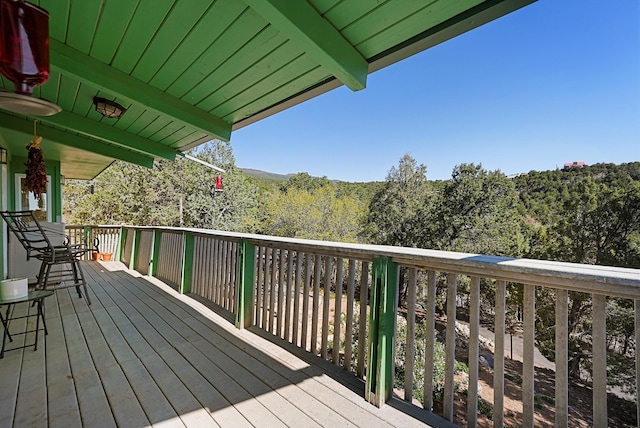 view of deck