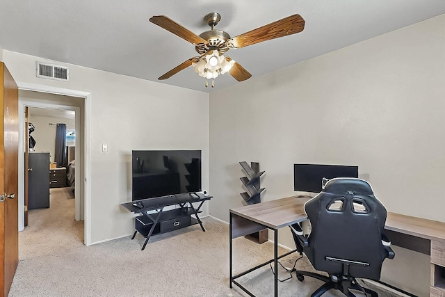 1513 Muriel St NE, Albuquerque, NM 87112 - office with ceiling fan and baseboards