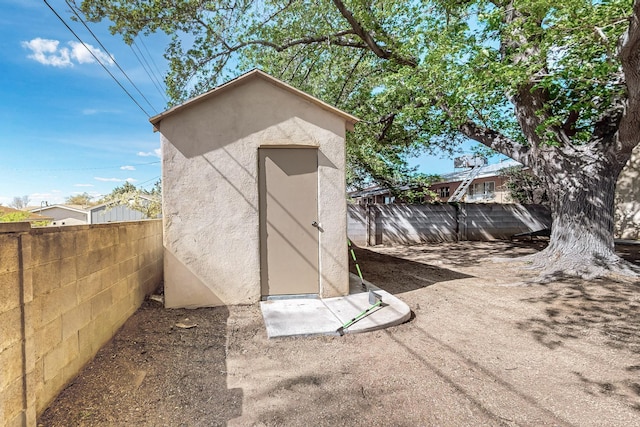 1513 Muriel St NE, Albuquerque, NM 87112 - view of shed featuring a fenced backyard