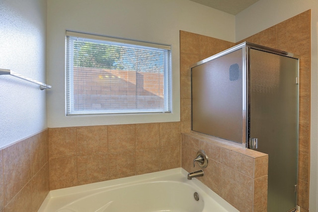 5679 Cold Creek Ave NW, Albuquerque, NM 87114 - full bath with a bath and a stall shower