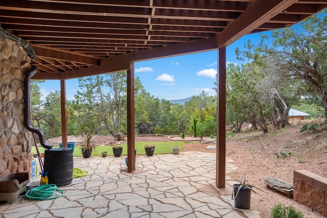 view of patio