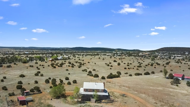 19 Sage Ct, Edgewood, NM 87015 - aerial view of sparsely populated area featuring a mountainous background and a desert landscape