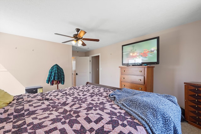 19 Sage Ct, Edgewood, NM 87015 - bedroom with carpet flooring and a ceiling fan