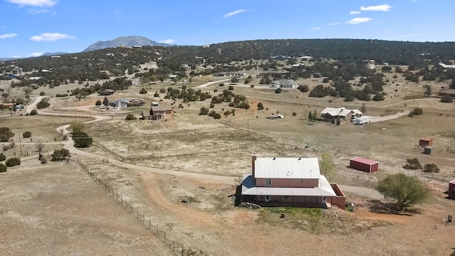 19 Sage Ct, Edgewood, NM 87015 - overview of rural landscape featuring a mountainous background