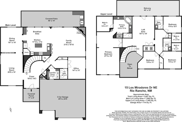 15 Los Miradores Dr NE, Rio Rancho, NM 87124 - room layout