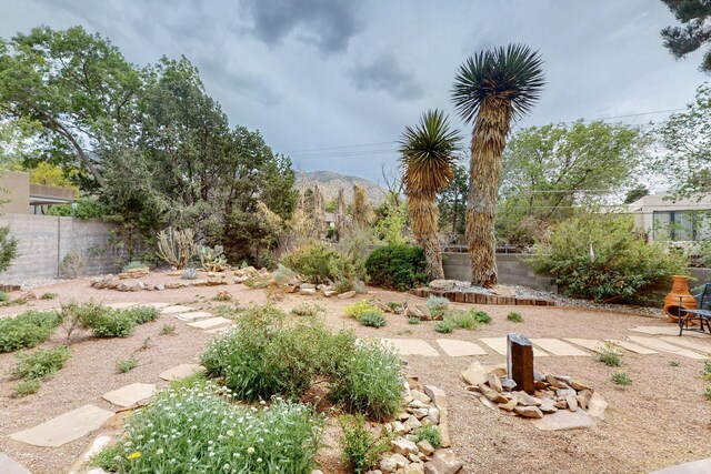 13108 Della Longa Ln NE, Albuquerque, NM 87111 - view of yard featuring a mountain view