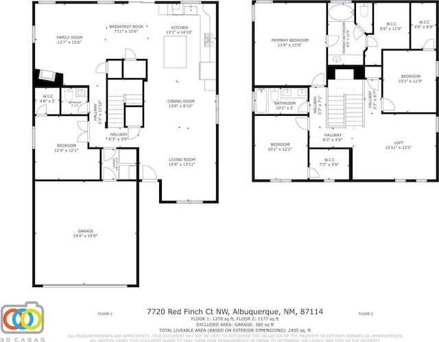 7720 Red Finch Ct NW, Albuquerque, NM 87114 - floor plan / room layout