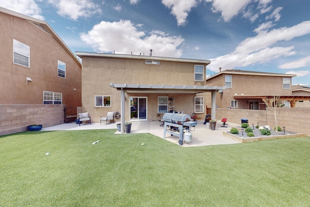 7720 Red Finch Ct NW, Albuquerque, NM 87114 - back of property featuring a patio area and stucco siding