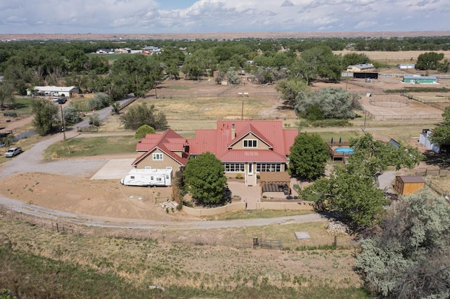 aerial view of property and surrounding area