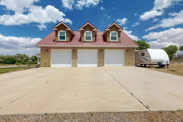 garage featuring a detached garage