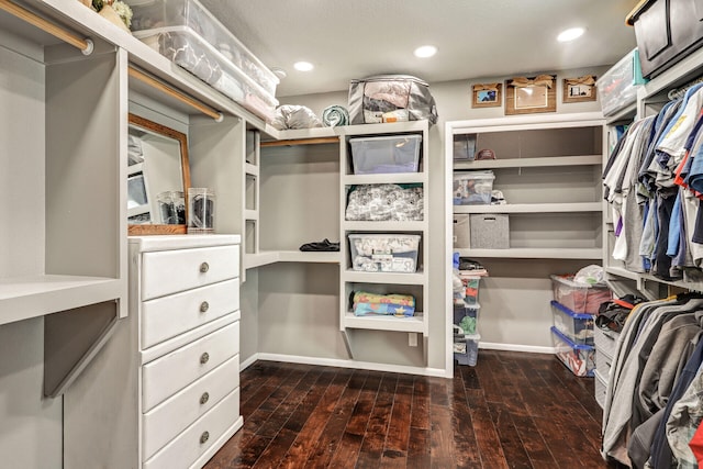 6400 Torreon Dr NE, Albuquerque, NM 87109 - walk in closet with dark wood finished floors