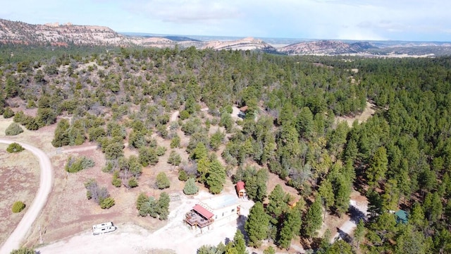 160 Black Bear Rd, Ramah, NM 87321 - aerial overview of property's location featuring a forest