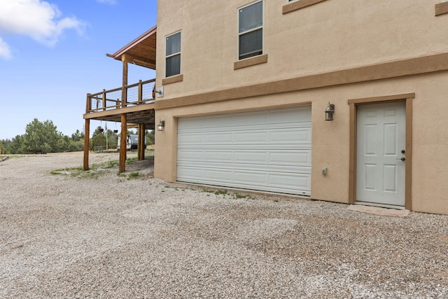 160 Black Bear Rd, Ramah, NM 87321 - garage with gravel driveway