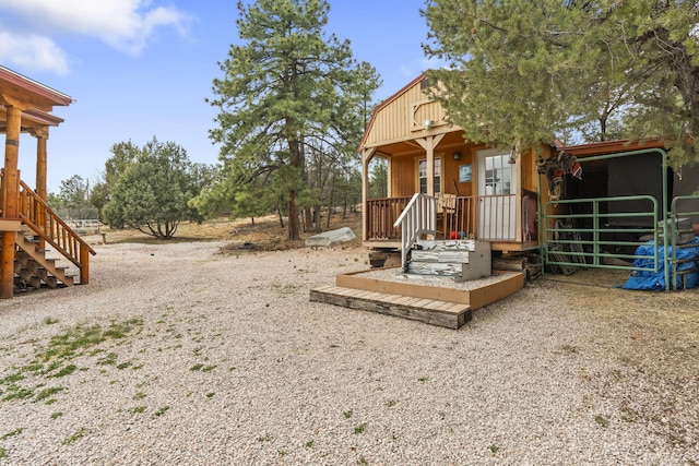 160 Black Bear Rd, Ramah, NM 87321 - view of playground featuring an exterior structure and an outbuilding