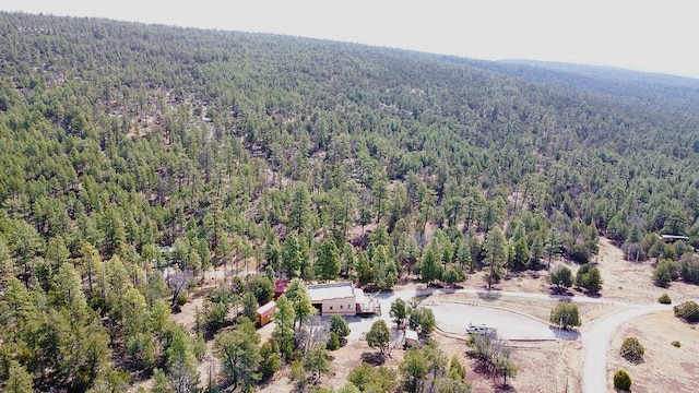 160 Black Bear Rd, Ramah, NM 87321 - drone / aerial view of a heavily wooded area