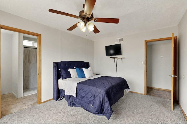 404 Pecos Loop SE, Rio Rancho, NM 87124 - carpeted bedroom with ceiling fan and baseboards