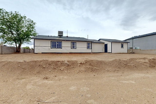 404 Pecos Loop SE, Rio Rancho, NM 87124 - back of house with central air condition unit