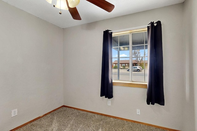 404 Pecos Loop SE, Rio Rancho, NM 87124 - carpeted empty room with ceiling fan and baseboards
