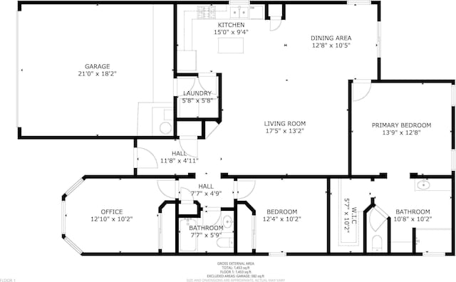 3772 Havasu Falls St NE, Rio Rancho, NM 87144 - floor plan / room layout