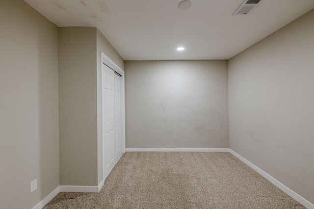 15161/2 Gallegos Rd SW, Albuquerque, NM 87105 - spare room with carpet flooring, baseboards, and recessed lighting