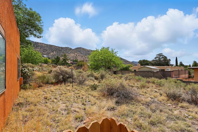 view of mountain backdrop