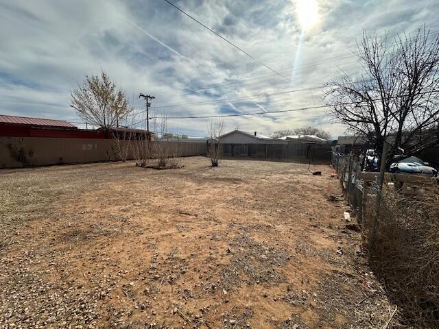 1205 Del Norte Blvd, Grants, NM 87020 - view of yard with fence