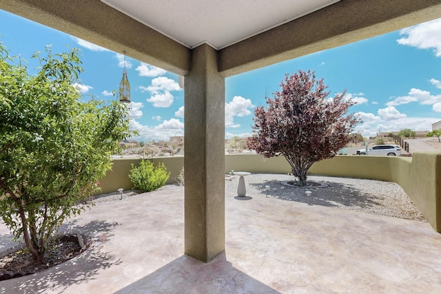 5721 Miller Rd NE, Rio Rancho, NM 87144 - view of patio / terrace with a fenced backyard