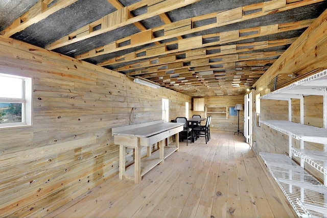 5721 Miller Rd NE, Rio Rancho, NM 87144 - wooden terrace with outdoor dining area