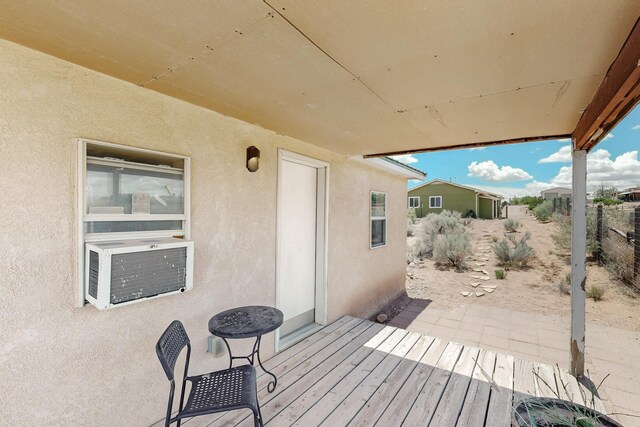 5721 Miller Rd NE, Rio Rancho, NM 87144 - deck featuring fence and cooling unit