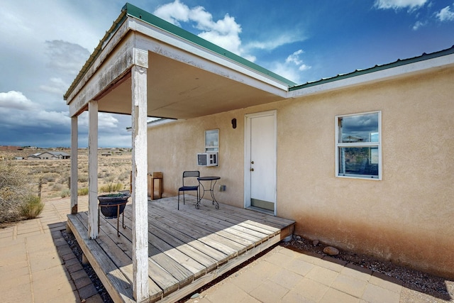 5721 Miller Rd NE, Rio Rancho, NM 87144 - view of patio with a deck and cooling unit