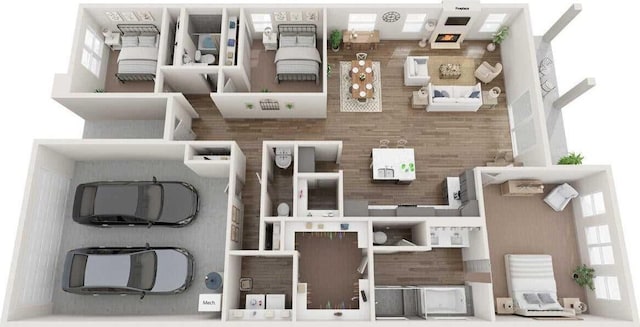 3406 Falkirk Rd NE, Rio Rancho, NM 87144 - view of property floor plan