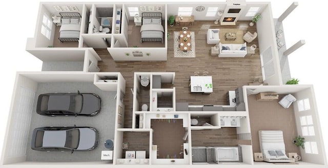 3406 Falkirk Rd NE, Rio Rancho, NM 87144 - view of property floor plan