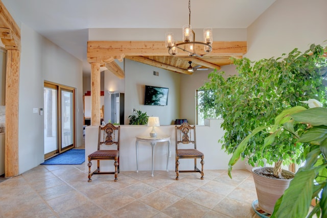 4700 Quaker Heights Pl NW, Albuquerque, NM 87120 - foyer entrance featuring a chandelier